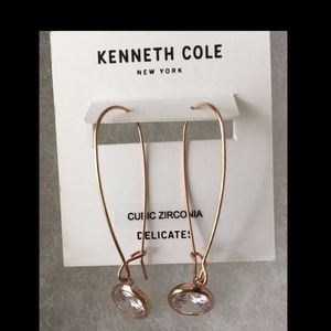 NWT! Kenneth Cole Gold Tone Drop Earring